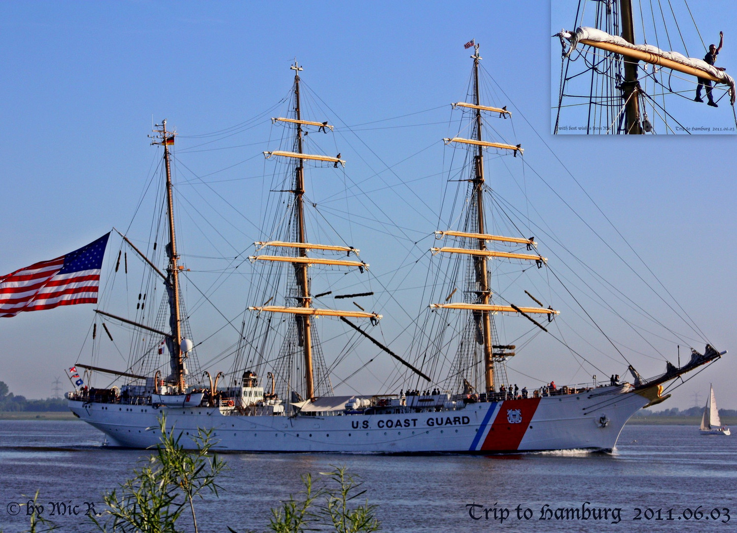 Die " USCGC Eagle " ist das Schwesterschiff der ersten Gorch Fock