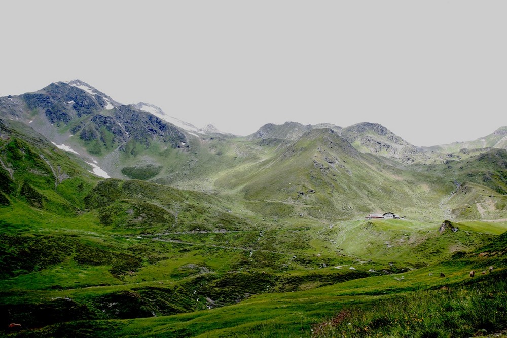 Die Vallruckalm in den Tuxer Alpen / Österreich