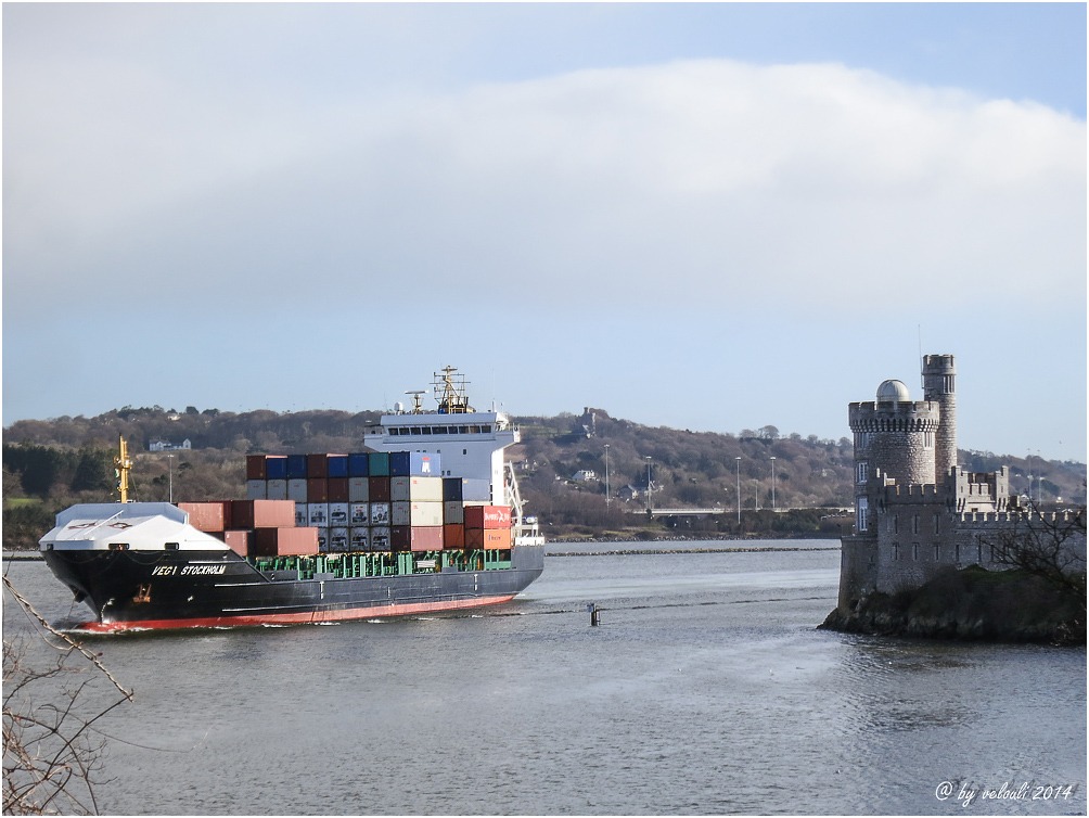 die Vegi Stockholm vor Blackrock Castle