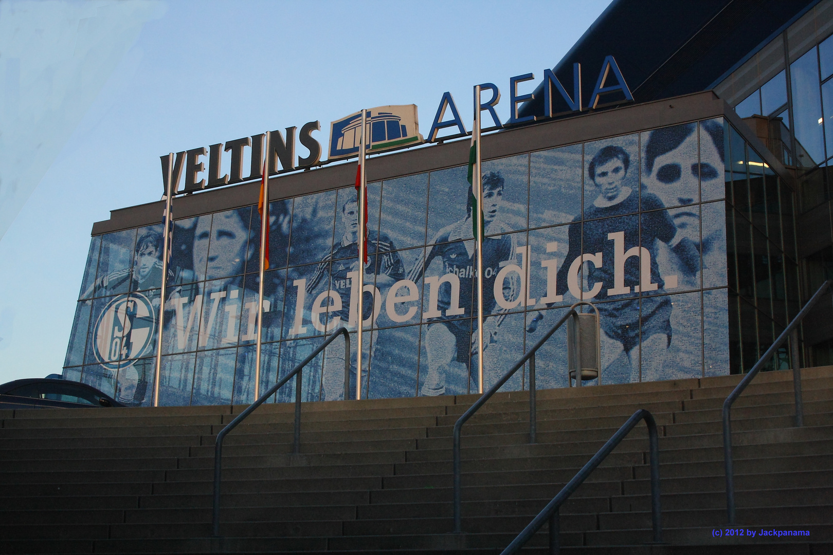 Die Veltins - Arena in Gelsenkirchen