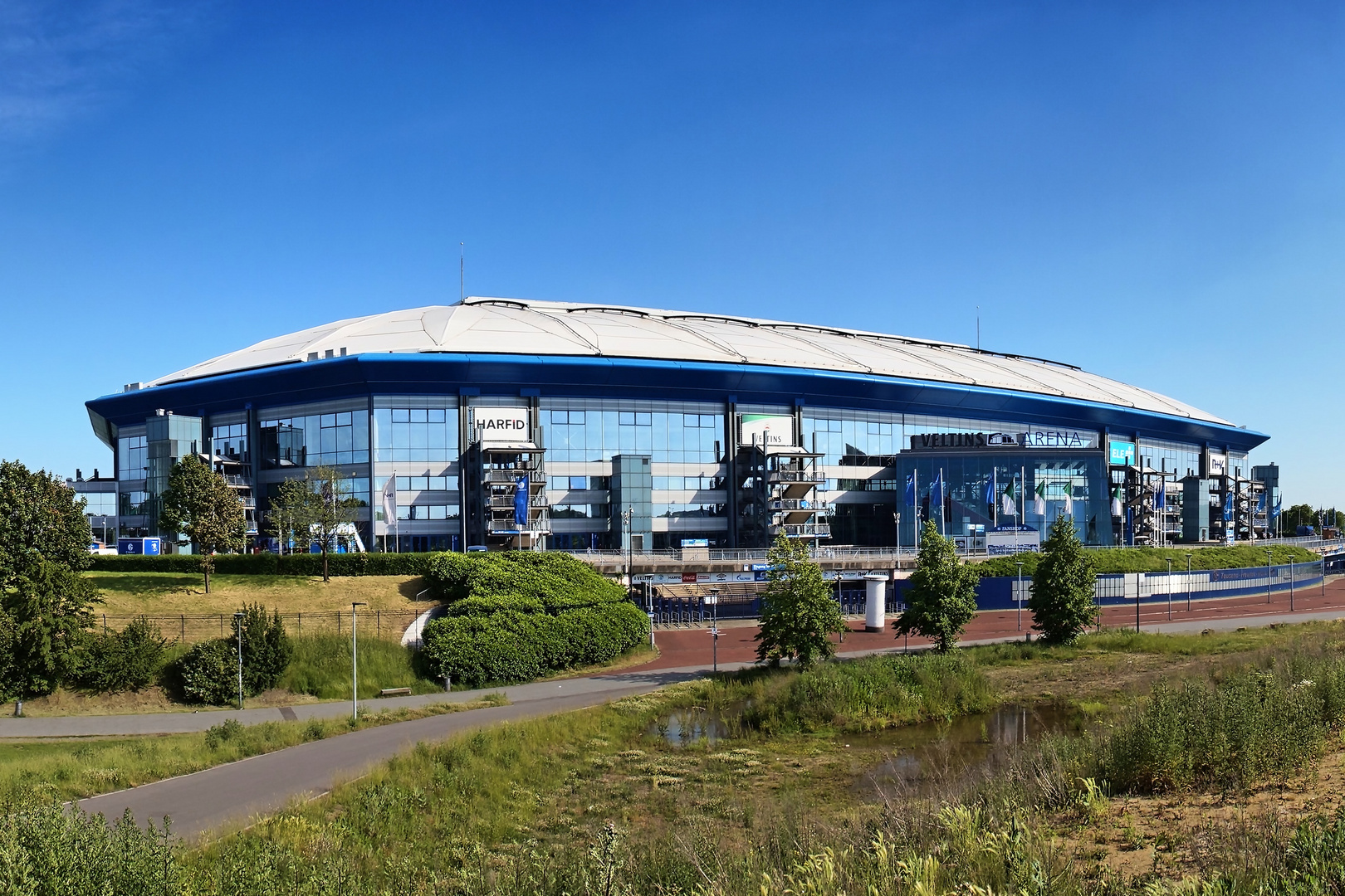 Die Veltins Arena in Gelsenkirchen 