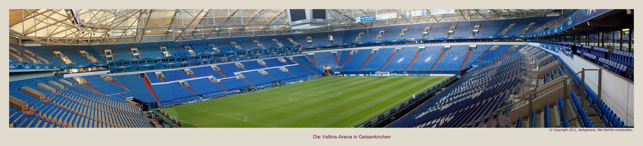 Die Veltins - Arena in Gelsenkirchen