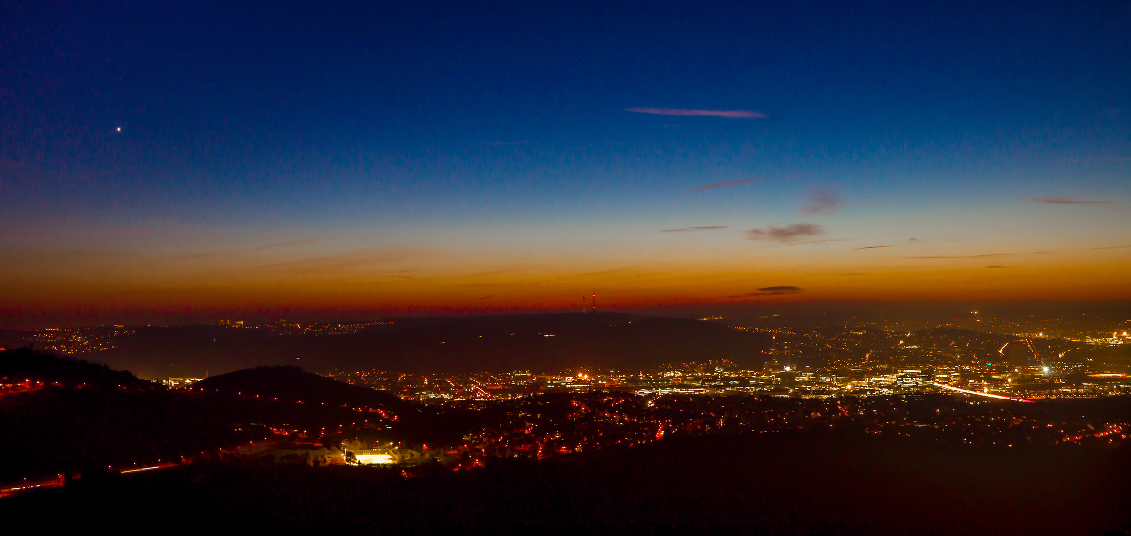 Die Venus über Stuttgart