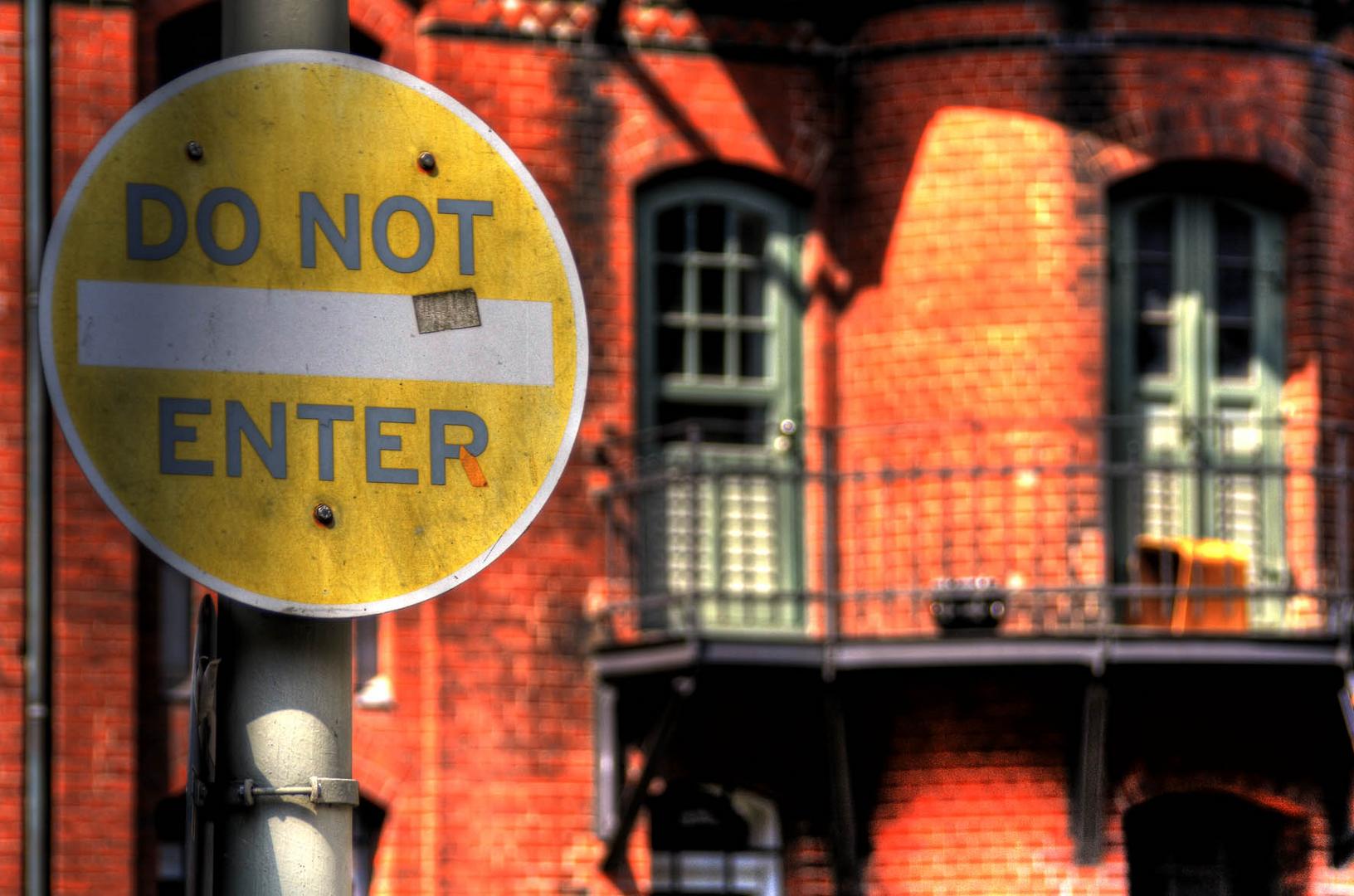 Die verbotene Zone - Do not enter !!