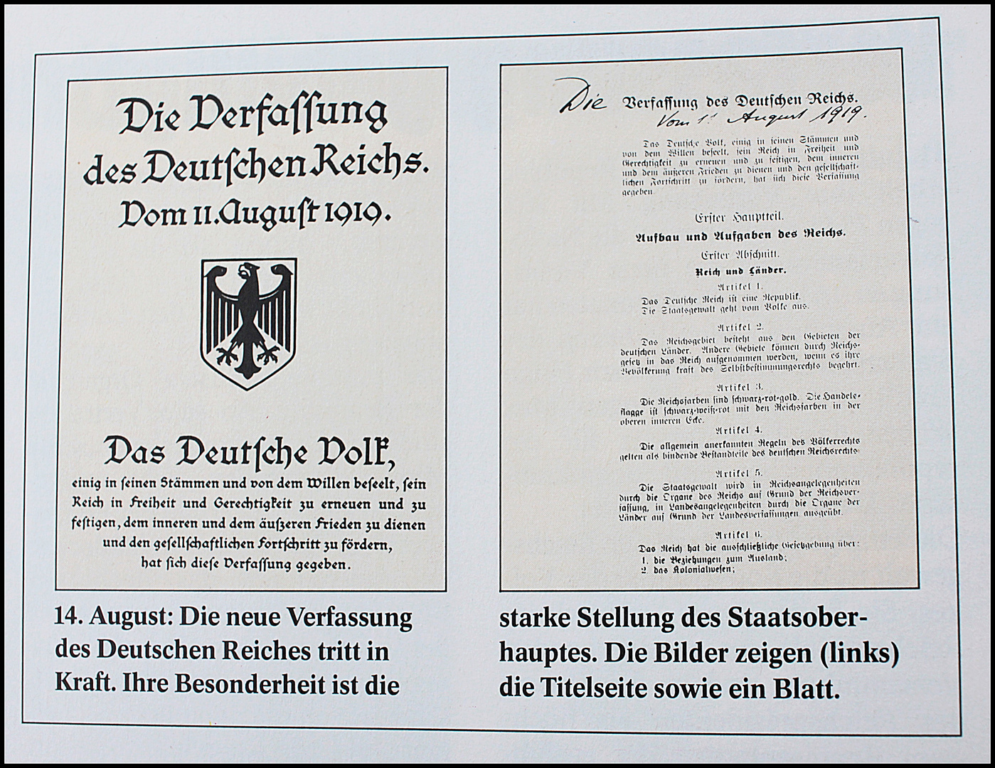 Die Verfassung des Deutschen Reichs