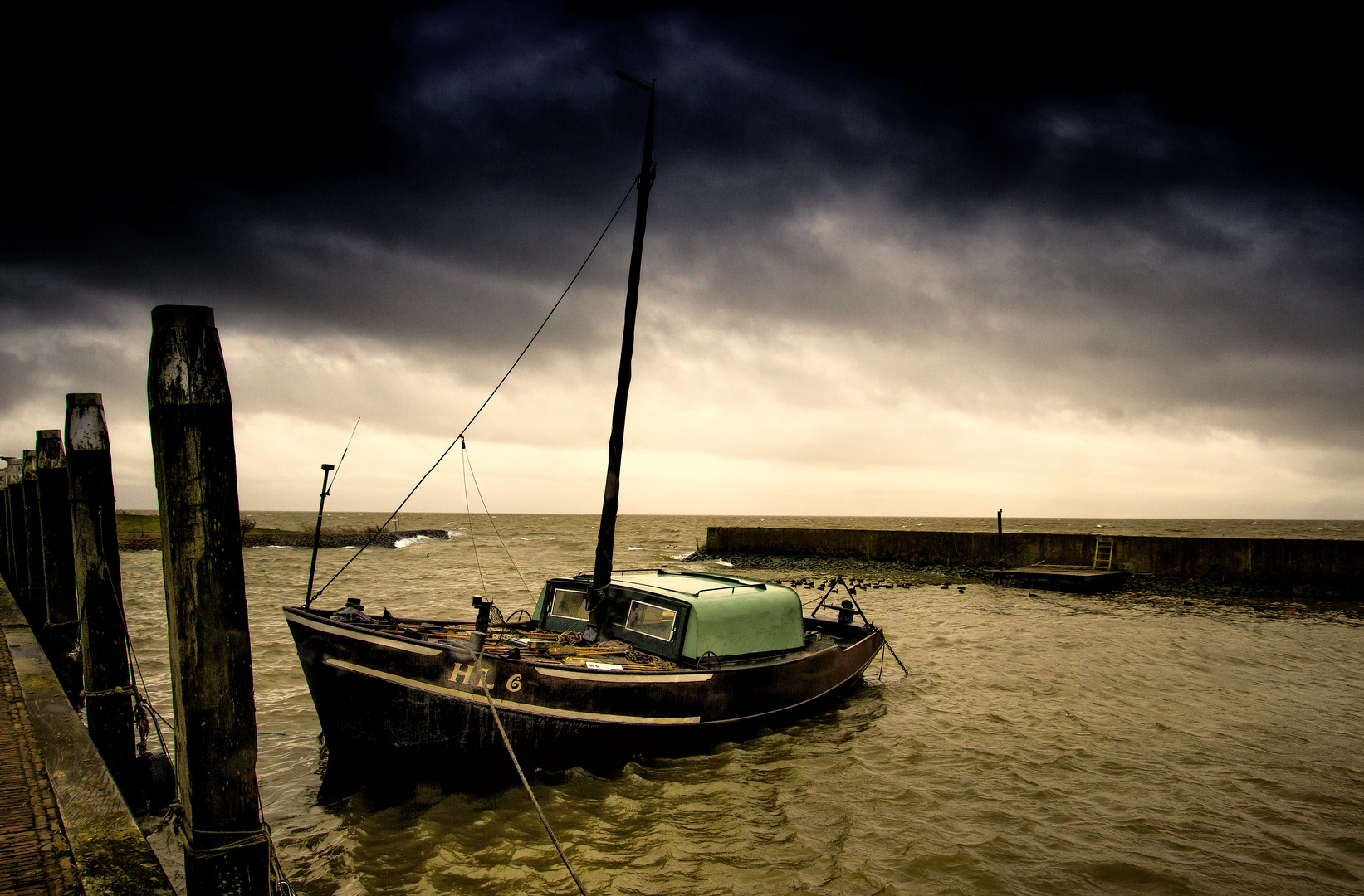 Die verfluchte und geliebte Zuyderzee (heutzutage IJsselmeer)