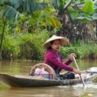 ...die Verkäuferin auf dem Inle See...