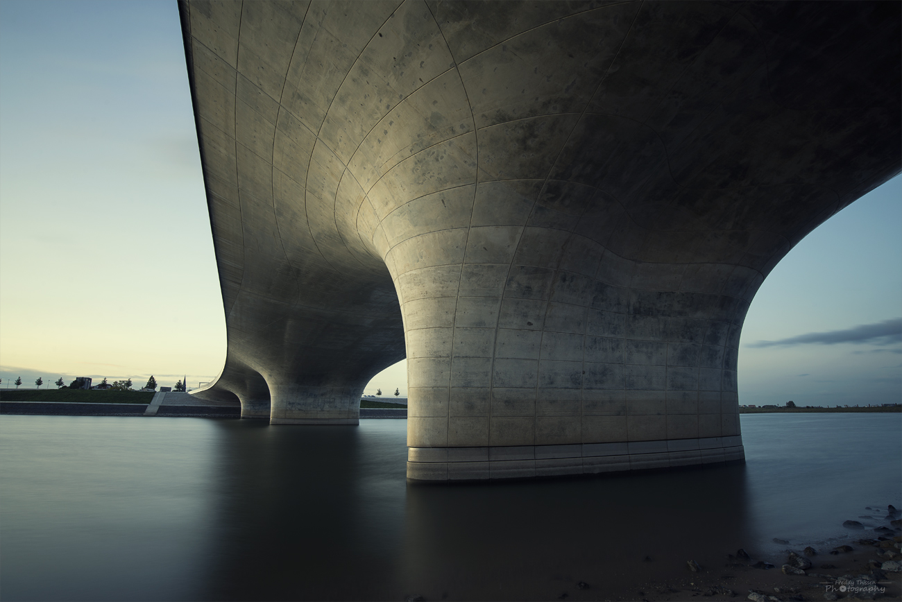 Die verlengde Waalbrug in Nimwegen