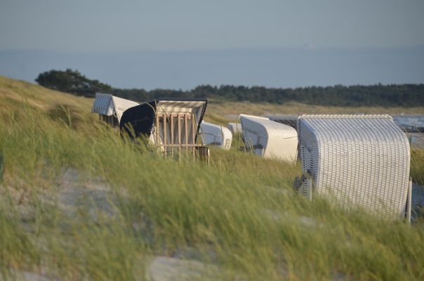 die versteckten Strandkörbe von Hiddensee
