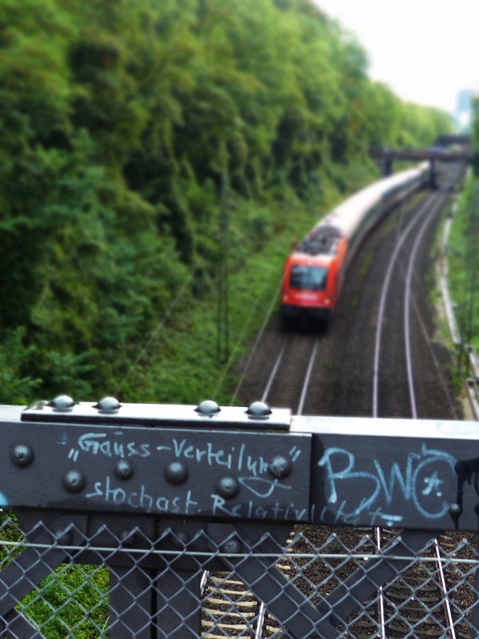 Die Verteilung erfolgt vor der Glockenkurve