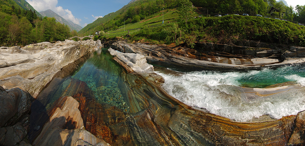 Die Verzasca bei Lavertezzo