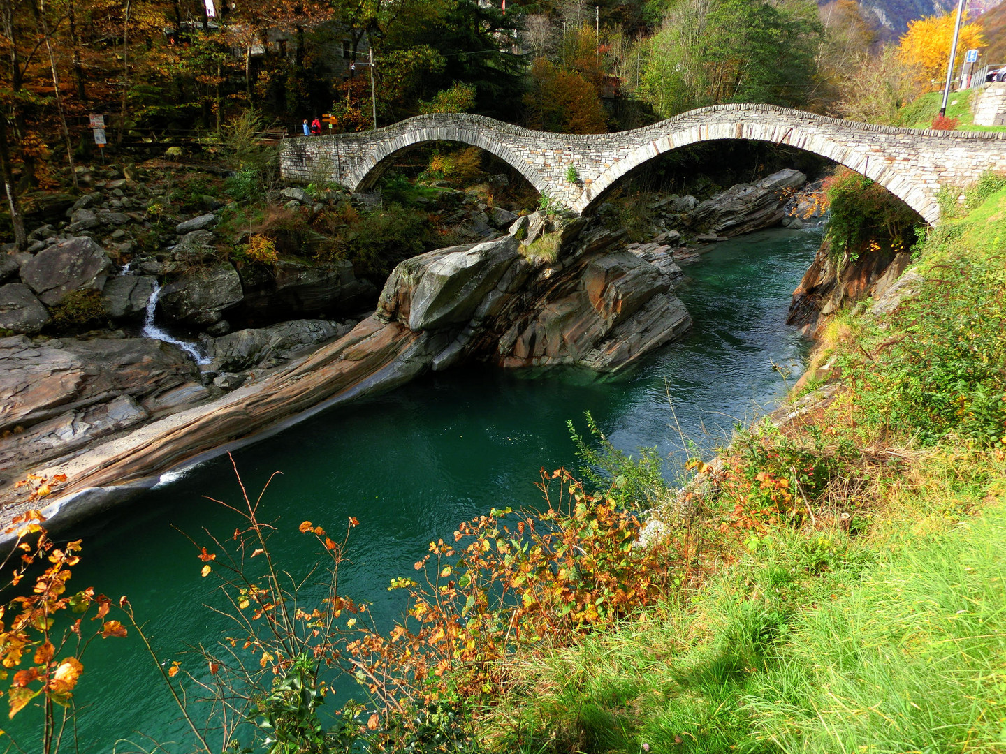 Die Verzasca bei Lavertezzo