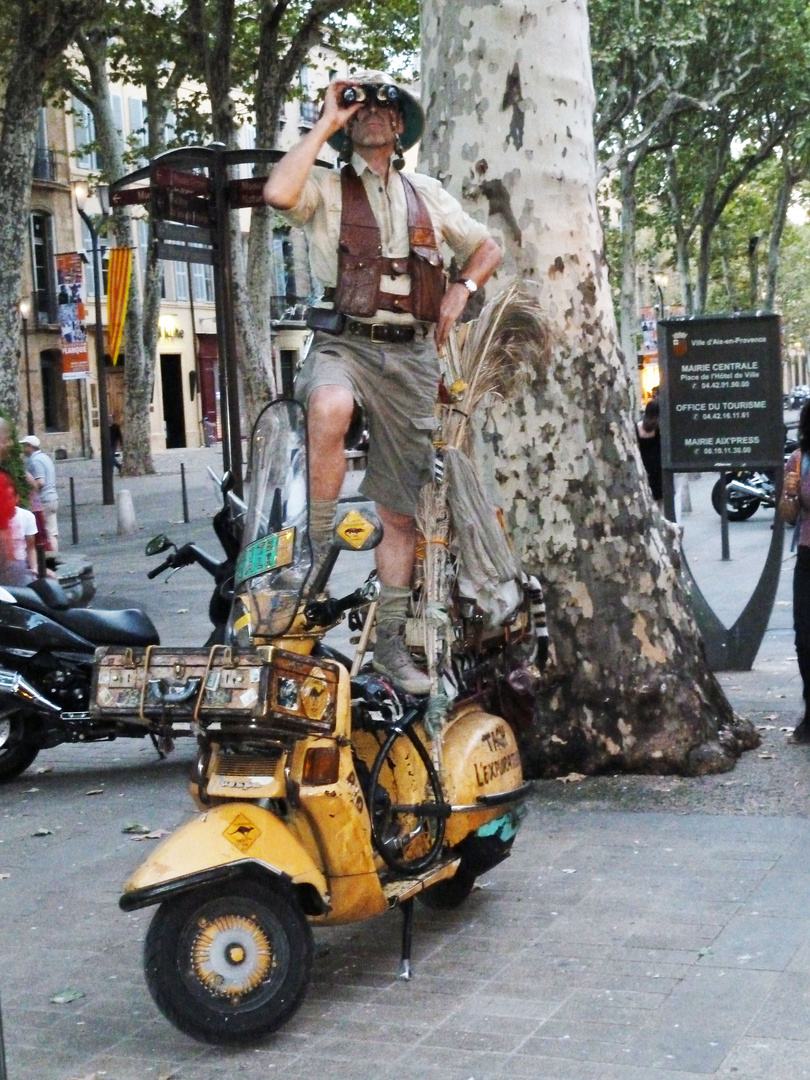 Die Vespa-Fahrer sind auch nicht mehr das was sie mal waren.....