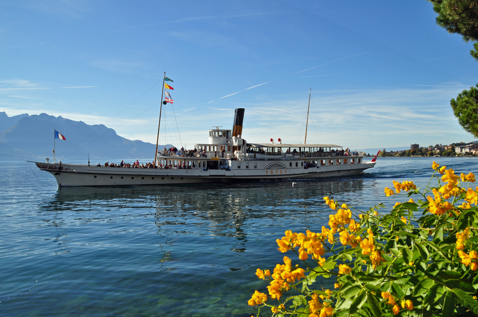 Die Vevey vor Montreux