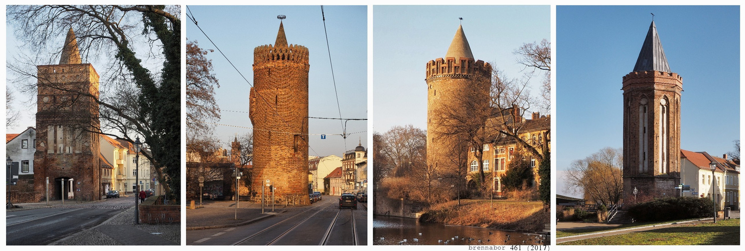 Die vier Tortürme in Brandenburg an der Havel