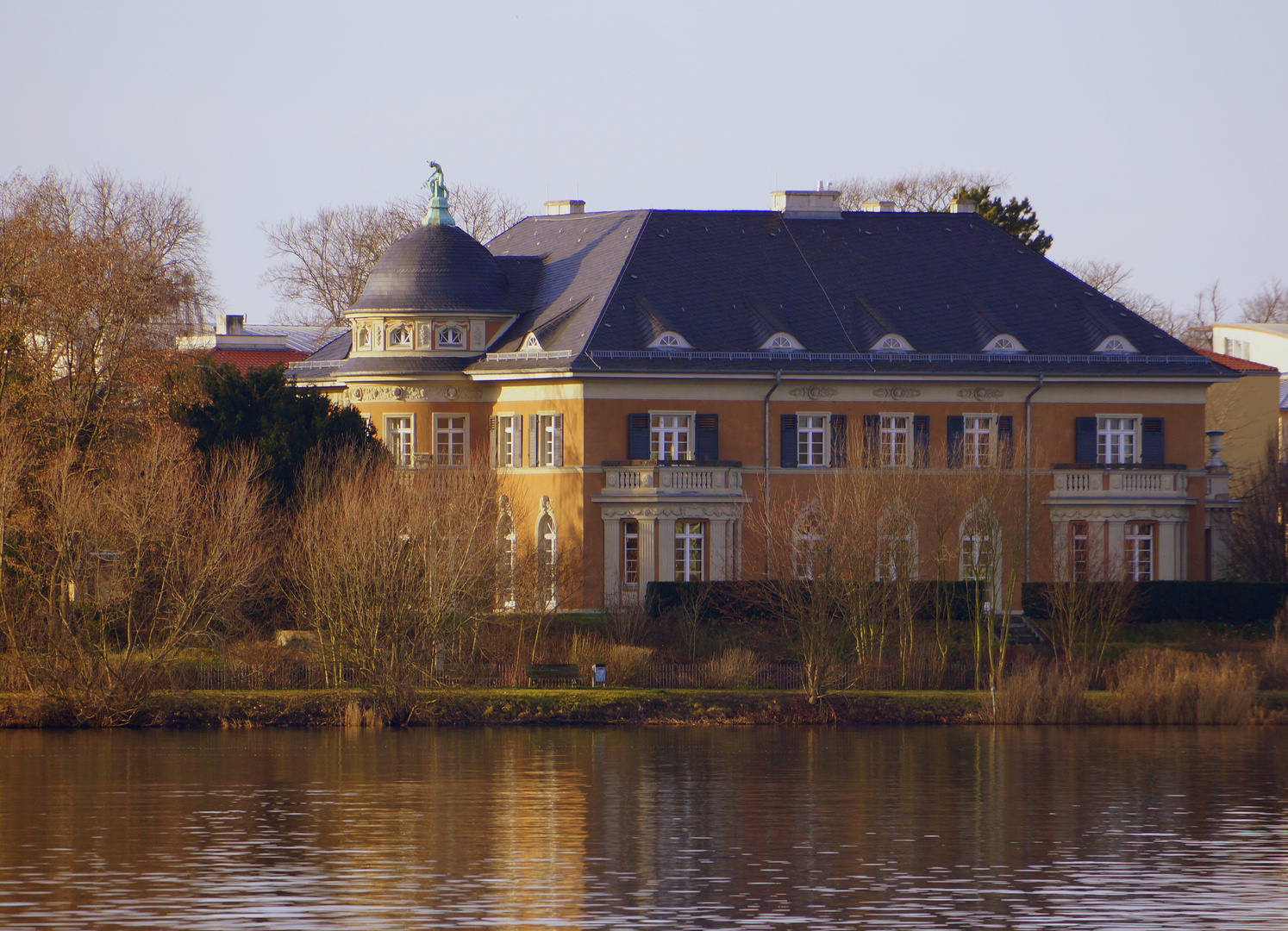 Die Villa Kampffmeyer auf dem Glienicker Horn in Potsdam