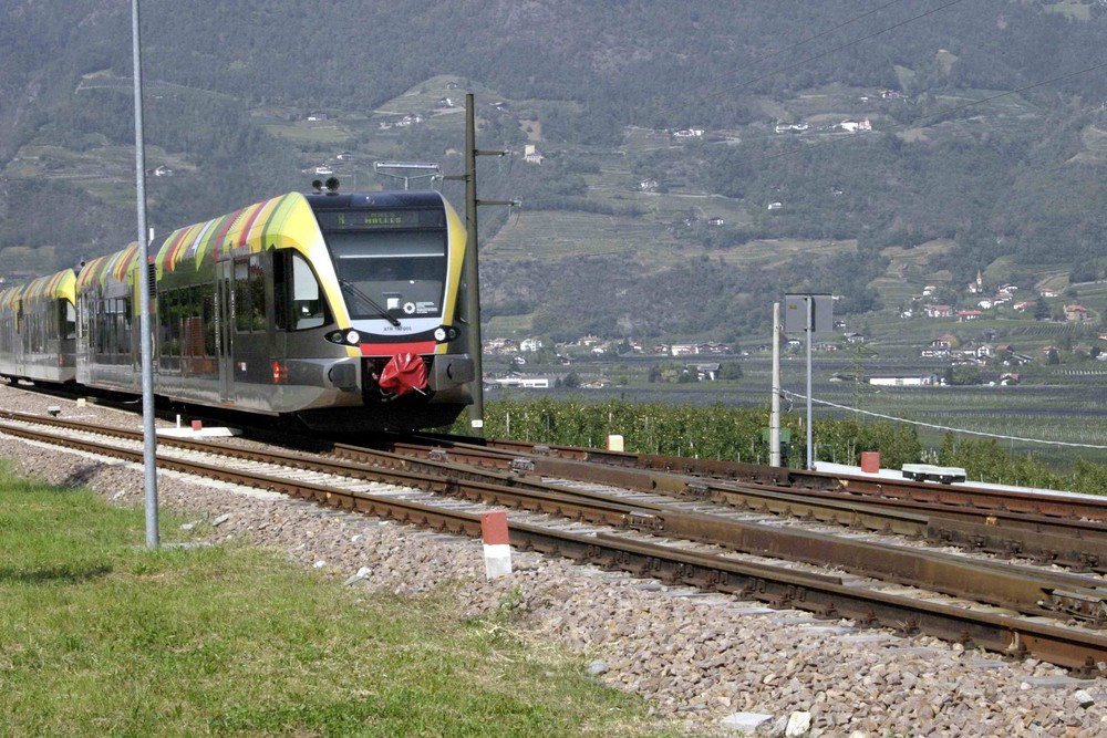 Die Vinschgerbahn in Südtirol