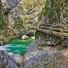 Die Vintgarklamm bei Bled, Slowenien