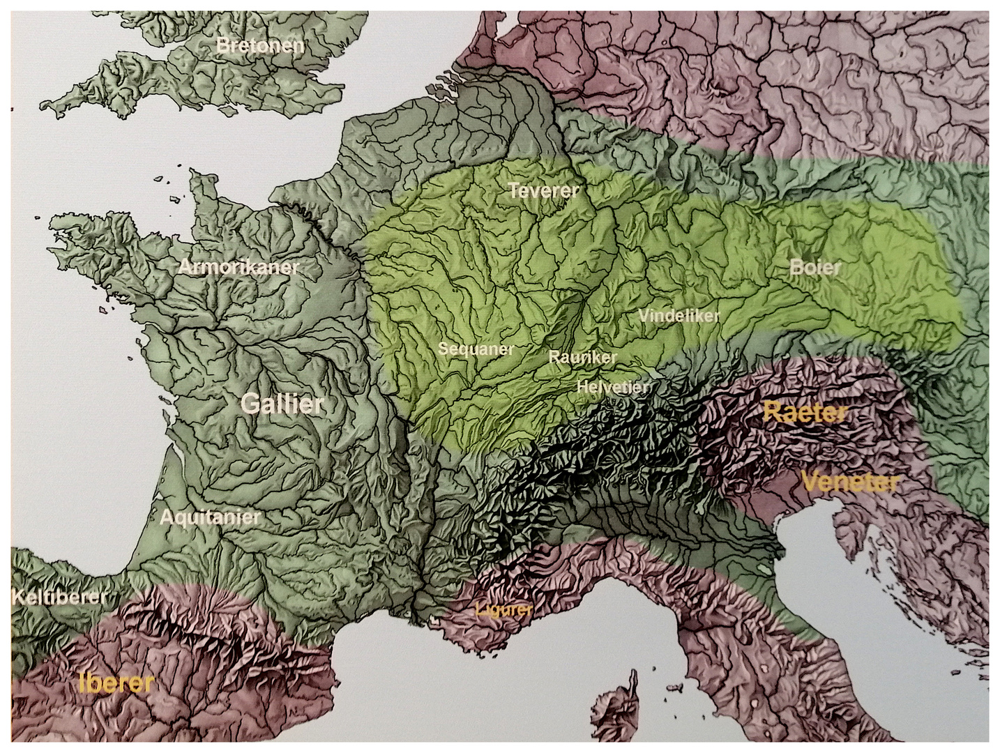 Die Völker Zentraleuropas und die Schwweiz