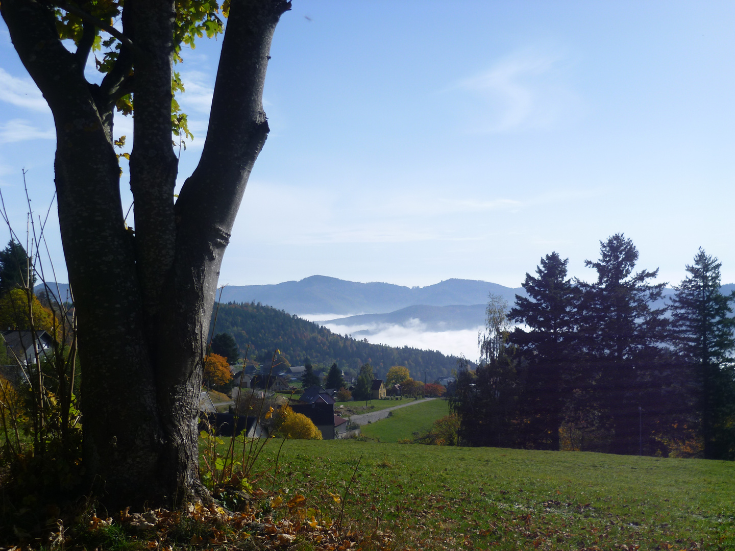 Die Vogesen in herbstlicher Stimmung