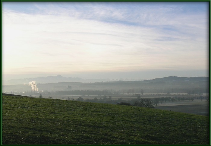 Die Voralpen lassen grüssen...