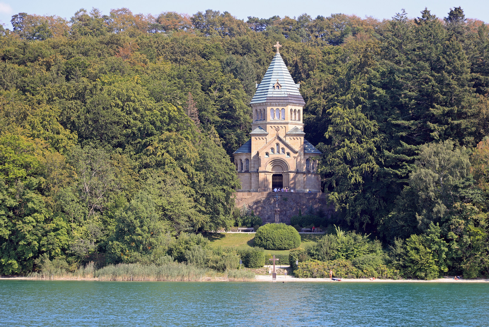 Die Votivkapelle in Berg am Starnberger See