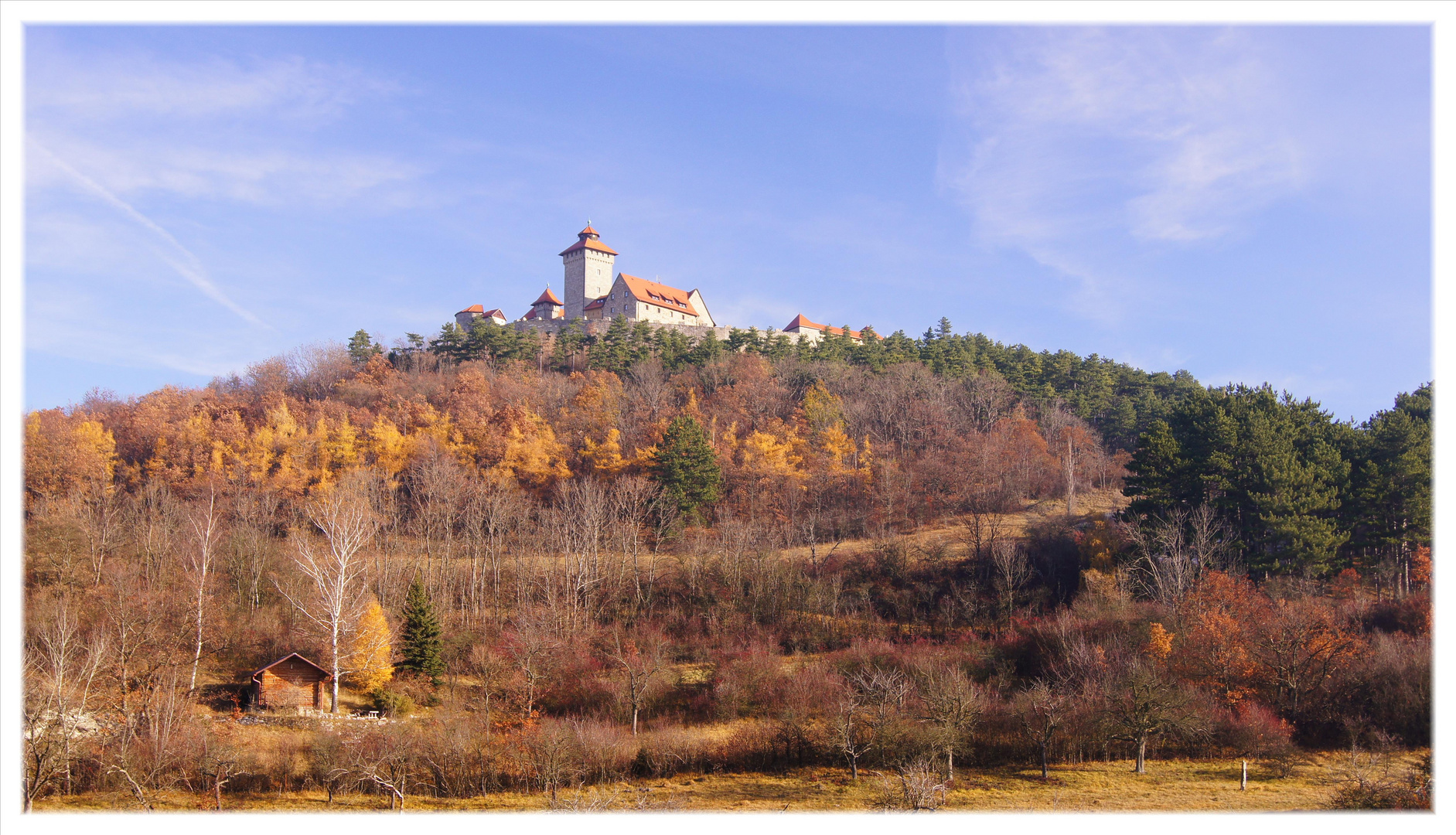 Die Wachsenburg im Herbst