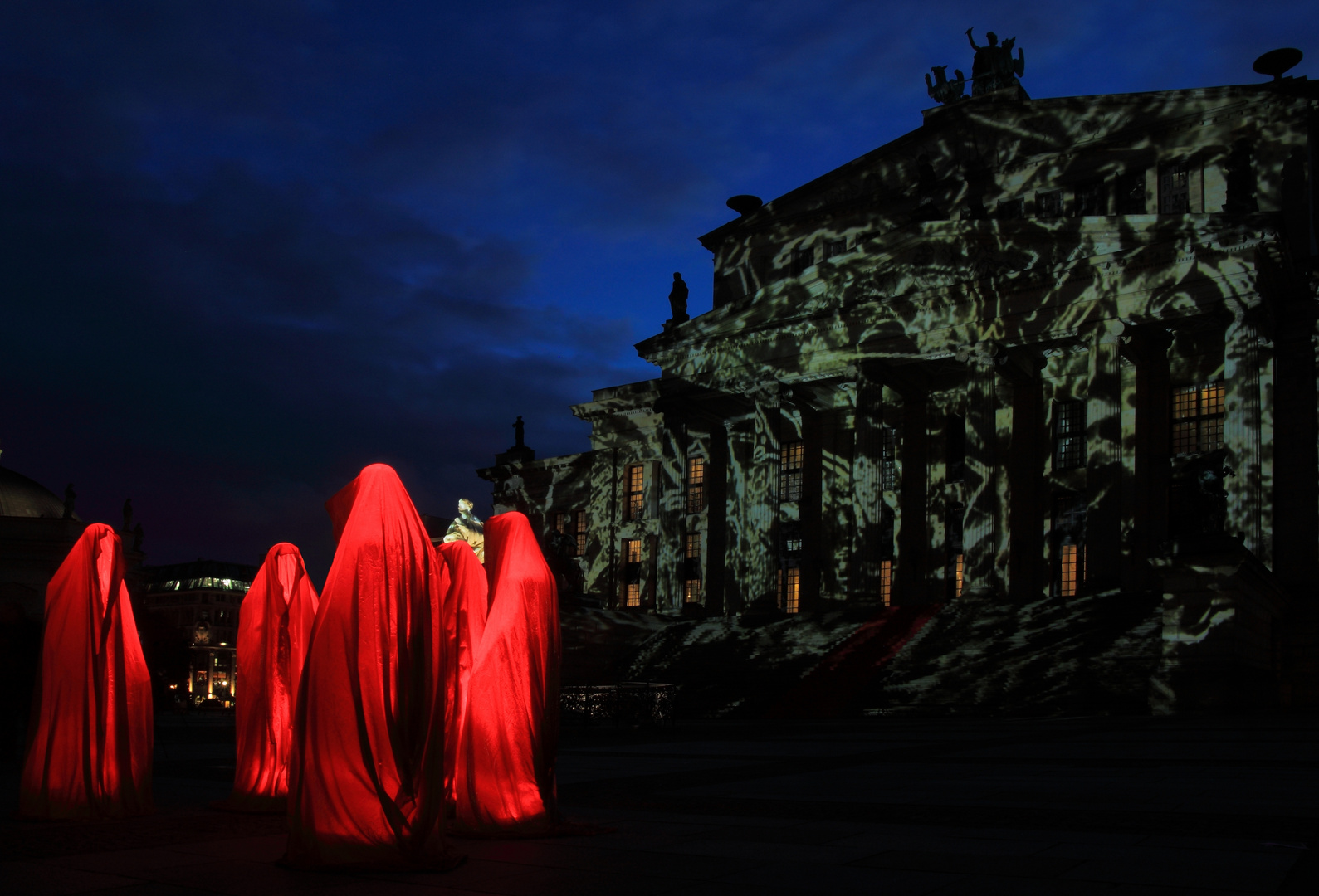 Die Wächter der Zeit auf dem Gendarmenmarkt