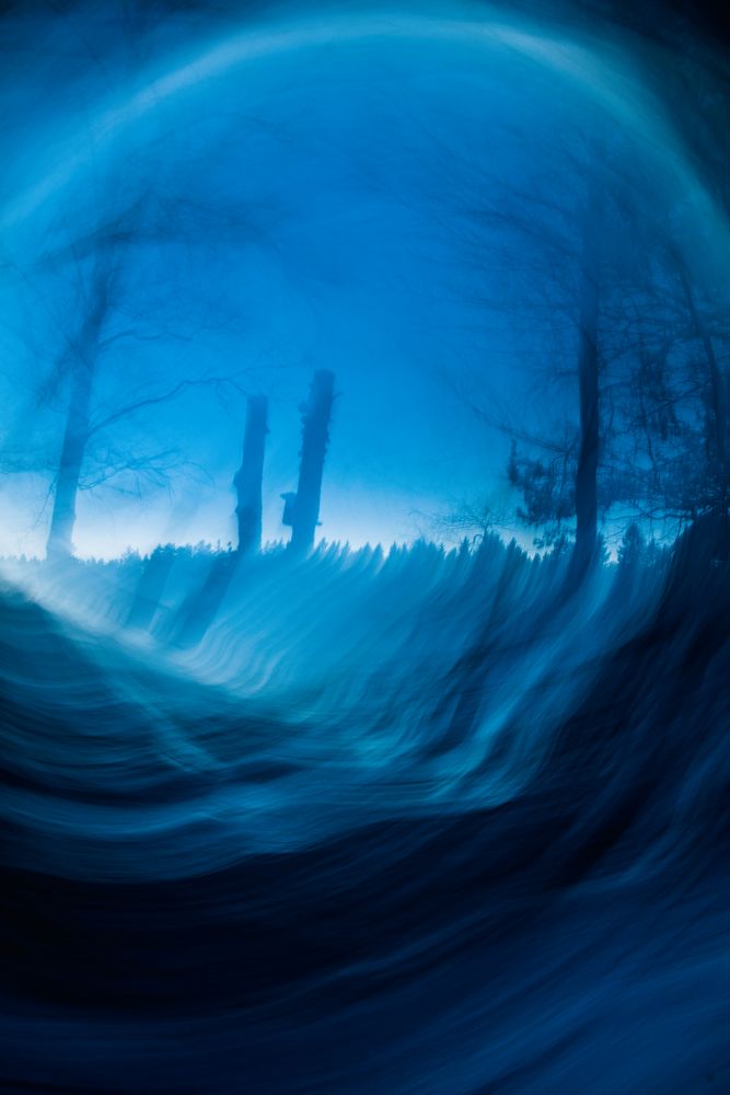 Die Wächter zur abendlichen blauen Stunde