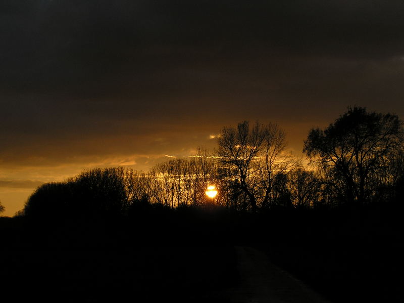 Die wärmende Sonne nimmt Abschied