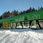 Die Waldbahn im Bahnhof