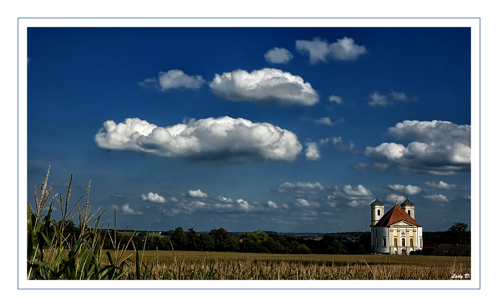 Die Wallfahrtskirche....