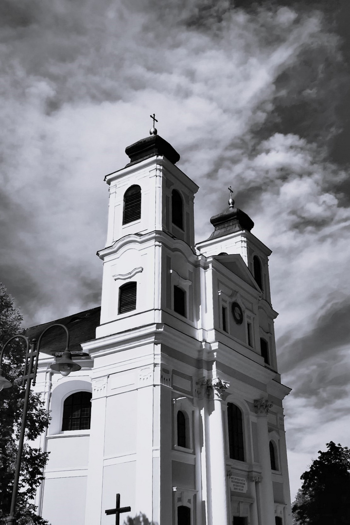 Die Wallfahrtskirche auf dem Hafnerberg