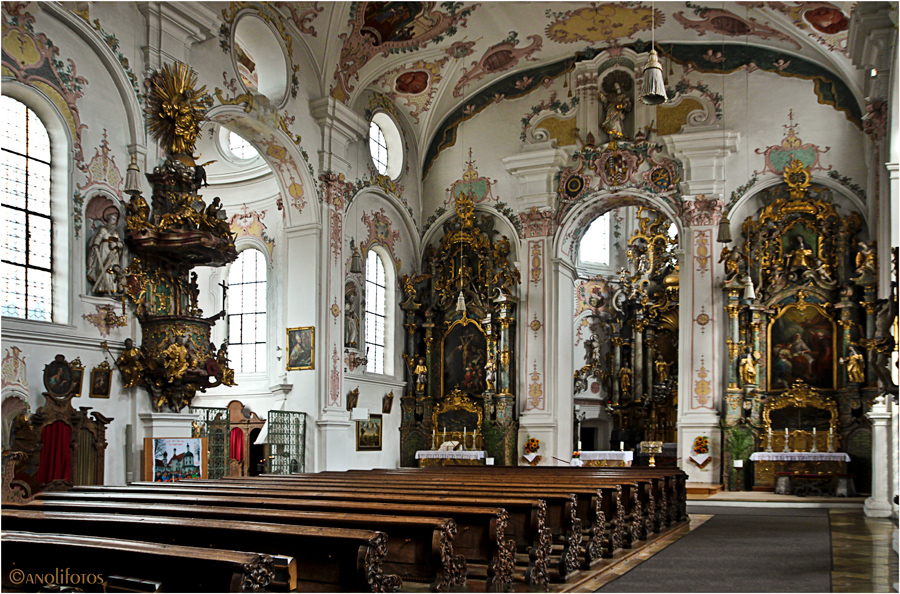 Die Wallfahrtskirche "Maria Hilf" in Klosterlechfeld