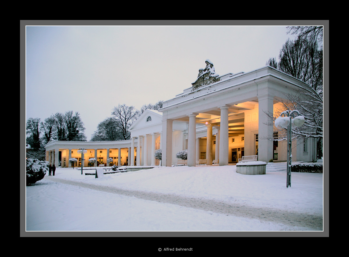 Die Wandelhalle in Bad Oeynhausen/Kurpark