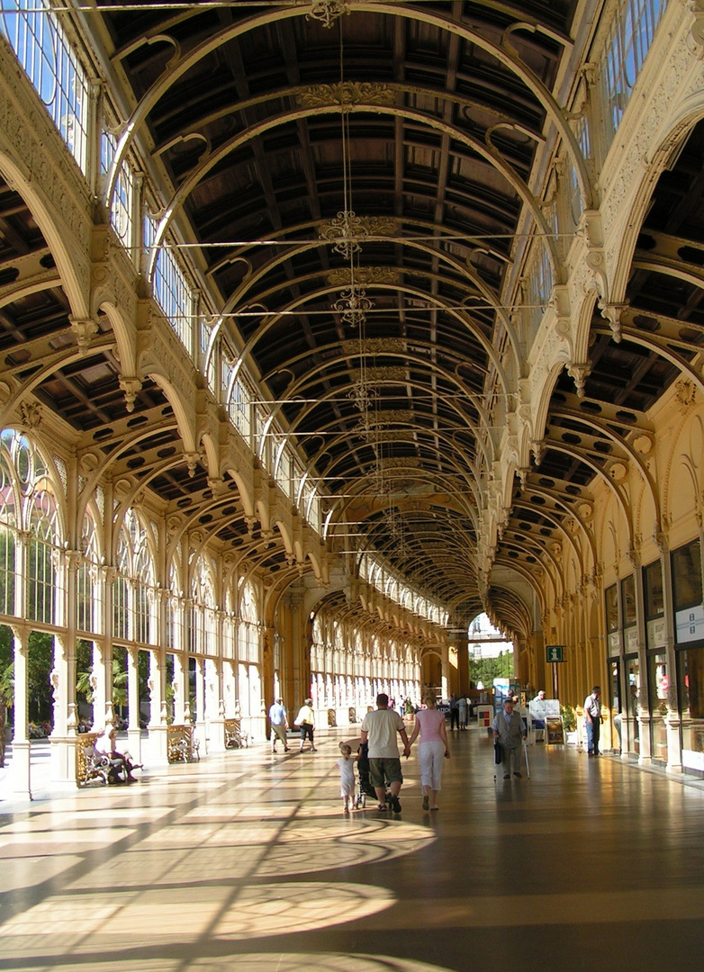 die Wandelhalle in Marienbad