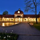 Die Wandelhalle von Bad Hersfeld zur blauen Stunde