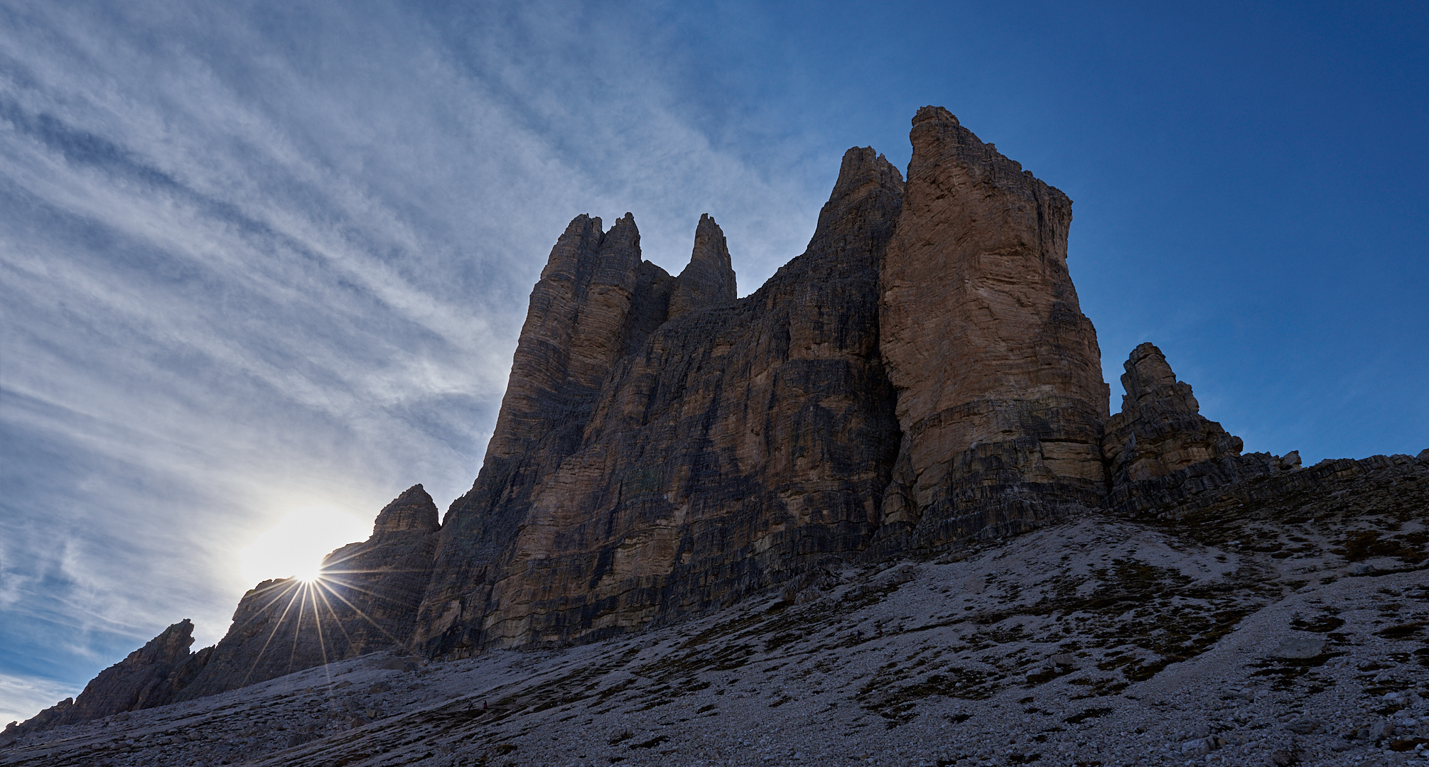 Die Wandertouren für den Herbst in den Dolomiten sind festgelegt....Abendstimmung an der...