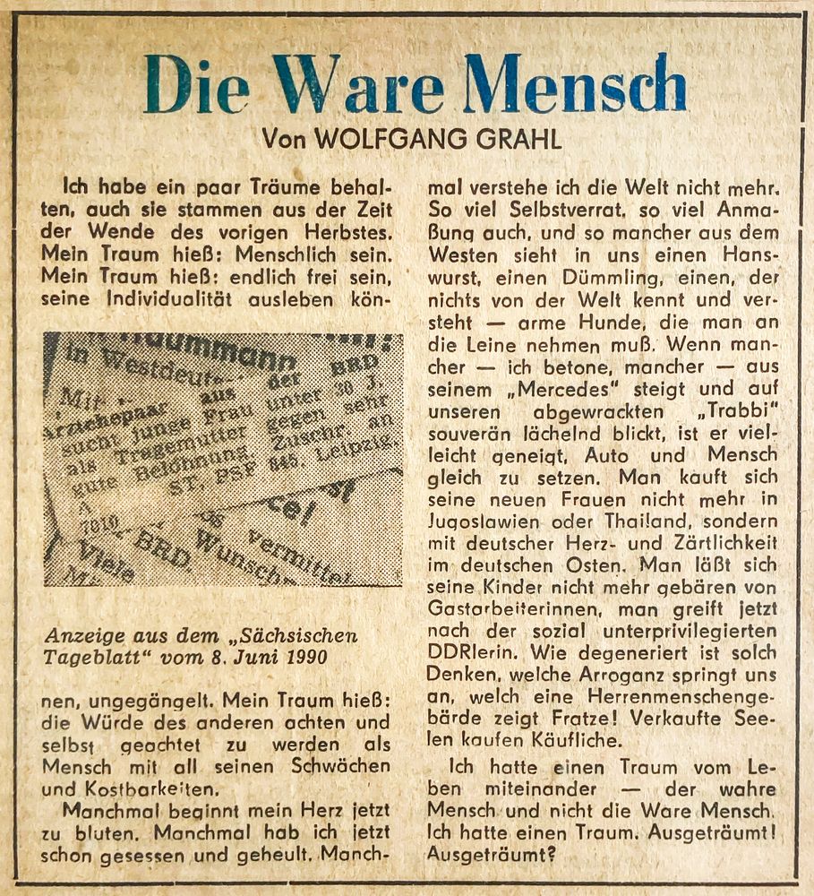 Die Ware Mensch - 08.06.1990