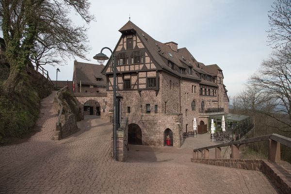 Die Wartburg bei Eisenach.....