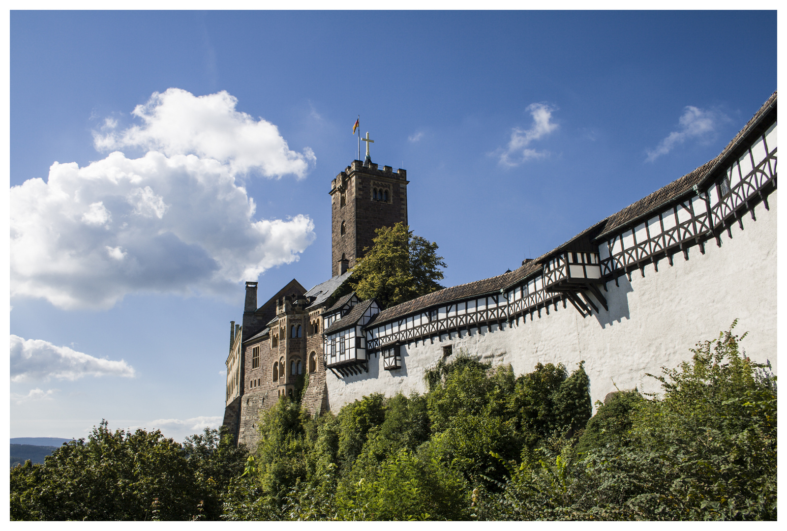 Die Wartburg bei Eisenach ...