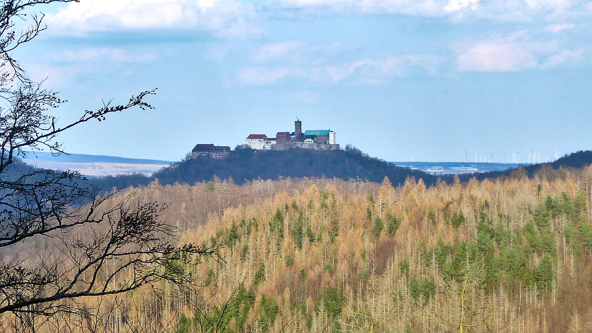 Die Wartburg im April