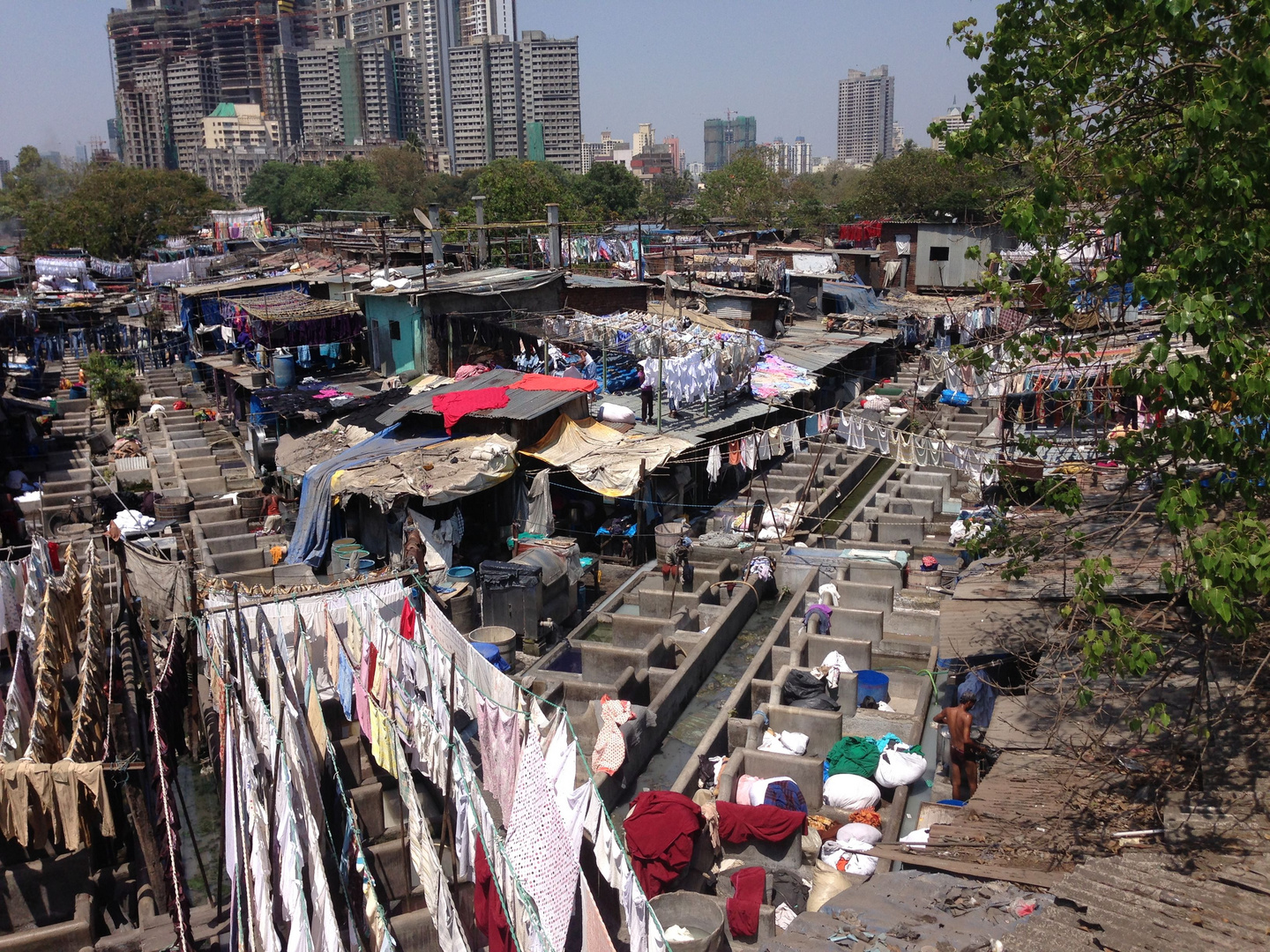 Die Waschküche von Mumbai .