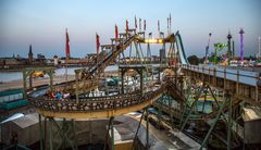 Die Wasserbahn - Rheinkirmes in Düsseldorf