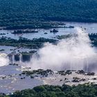 Die Wasserfälle von Iguazu von oben 2