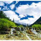 Die Wasserfälle von Jiuzhaigou