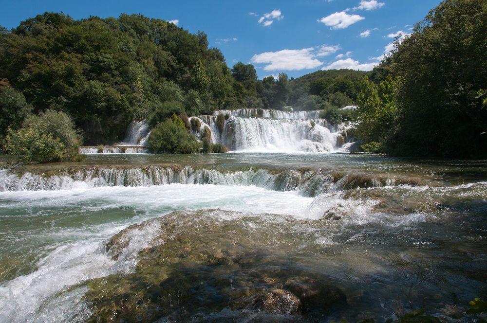 Die Wasserfälle von Skradinski Buk (Nationalpark Krka) Kroatien