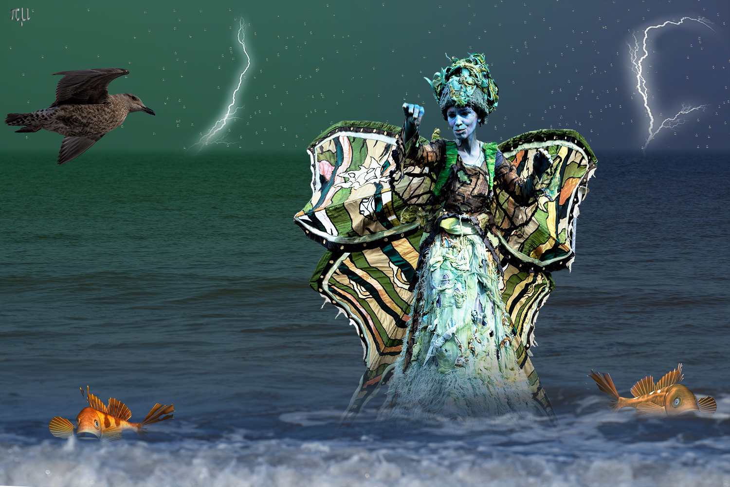 Die Wasserfee Foto Bild Fotomontage Fantasy Mystery Composing Bilder Auf Fotocommunity