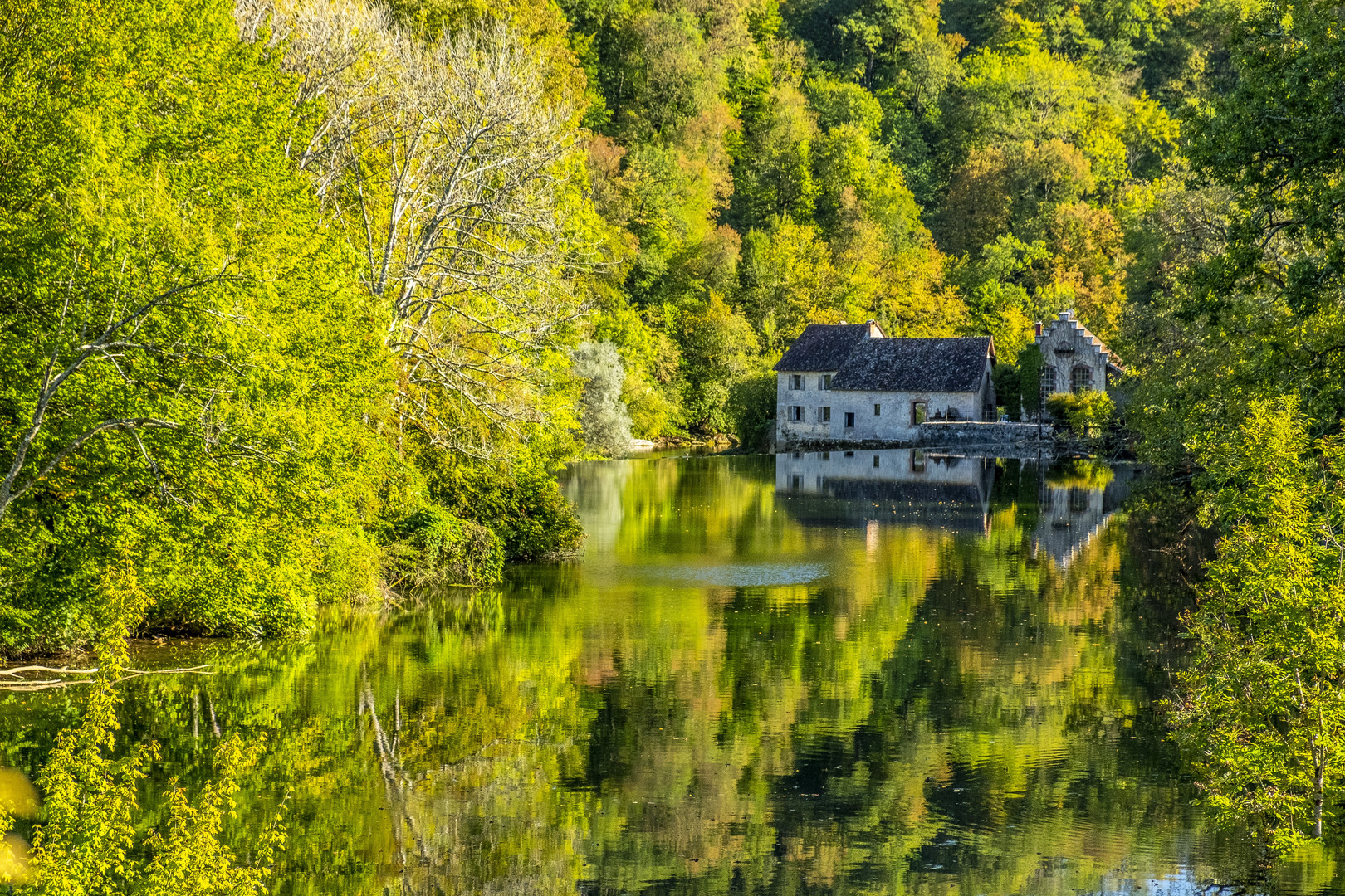 Die Wassermühle an der Loue