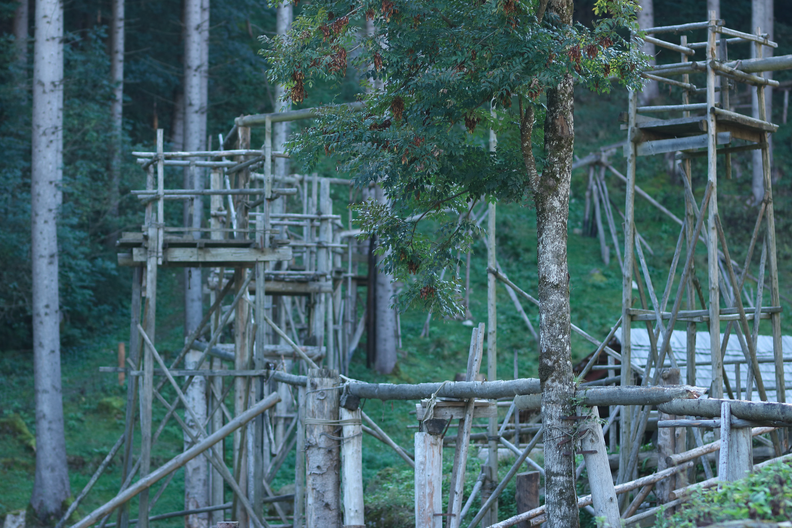 Die Wasserversorgung auf der Friesacher Burgbaustelle